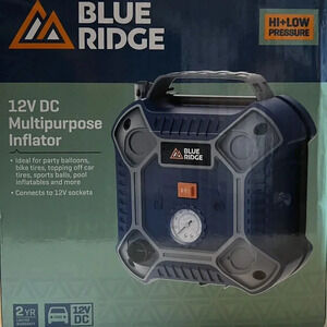 NEW Blue Ridge Tools 12V DC Multi Purpose Portable Inflator